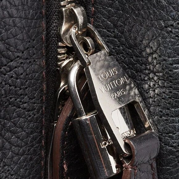 Louis Vuitton Black Monogram Mahina Leather Selene PM Bag - Picture 7 of 12